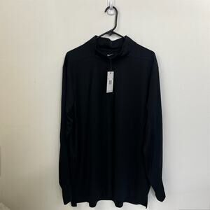 Nike Golf Dri-Fit 1/4 Zip Pullover Men’s 2XL BLK Long Sleeve BRAND NEW